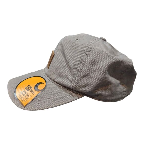 Carhartt Force Canvas Grey Strapback Cap Adjustable Hat Unisex - Picture 2 of 4